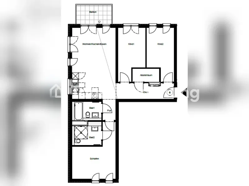 Tauschwohnung: Wohnungstausch in Berlin: 4-Zimmer gesucht — photo 1